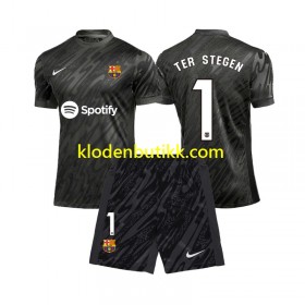 FC Barcelona Ter Stegen 1 Keeper Barn Tredje Fotballdrakt 2024/25 Kortermet